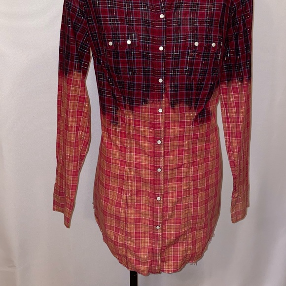 *CUSTOM DYED BUTTON DOWN - Picture 3 of 8